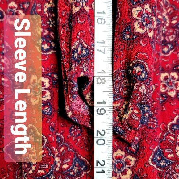 American Eagle Outfitters Long Sleeves BOHO Dress - Picture 8 of 13